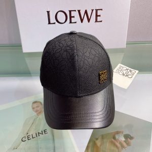 LOEWE CAP BLACK