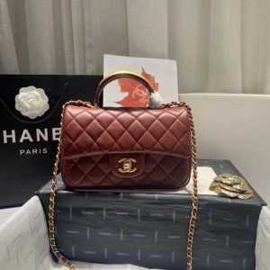 Chanel mini Flap bag with top Handle 2