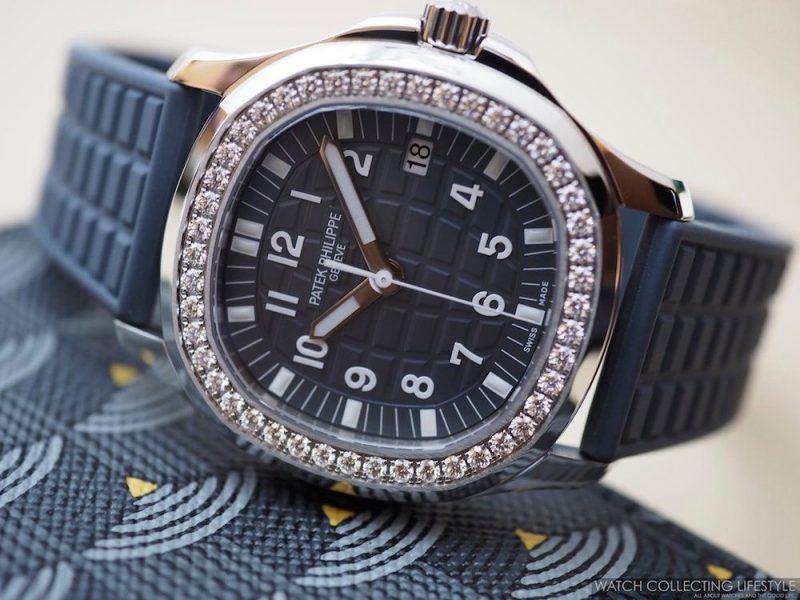 Patek Philippe Stainless Steel Aquanaut Automatic Wristwatch for women swiss movement 5