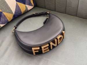FENDI graphy small leather bag
